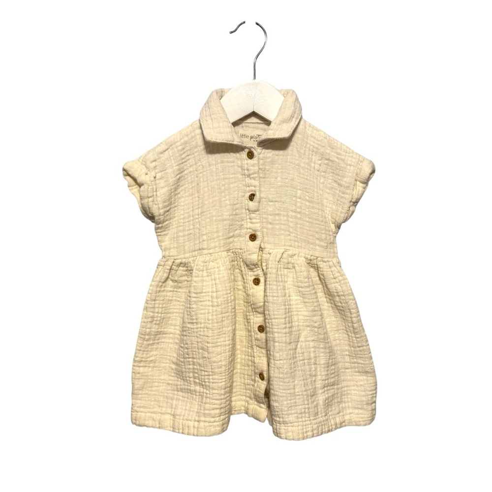 ⭐️ 5/$30 Little Planet by Carter’s Muslin Dress size 12 Months